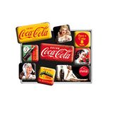 Nostalgic-Art Coca-Cola Retro Koelkast Magneten - Yellow Mix