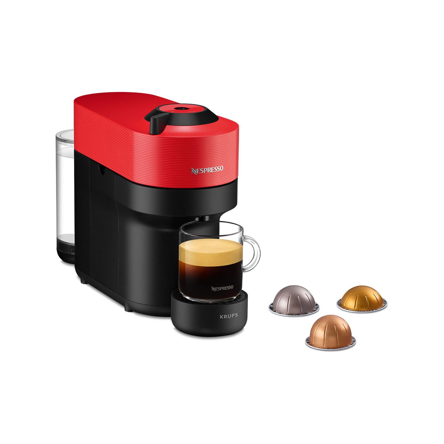 Krups Vertuo Pop XN9205 - Spicy Red - Capsule Coffee Machine