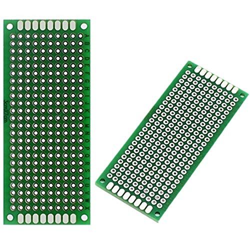 ICQUANZX 10PCS (3 x 7cm) printplaat universele dubbelzijdige prototyping breadboard paneel printplaat voor doe-het-solderen
