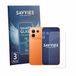 Savvies 3 Stuks Screenprotector - Geschikt voor Infinix Note 60 Pro (Voor+Camera) - Beschermfolie Glas Transparant