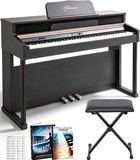 Finesse Digitale Piano - 88 Gewogen Toetsen - met Frame, Pedalen & Kruk