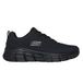 Skechers Bobs B Flex Arctic Edge Baskets à lacets pour homme, noir/noir, pointure 39,5