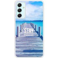 Samsung Bedrukt siliconen hoesje compatibel met Galaxy A34 5G Stay positive