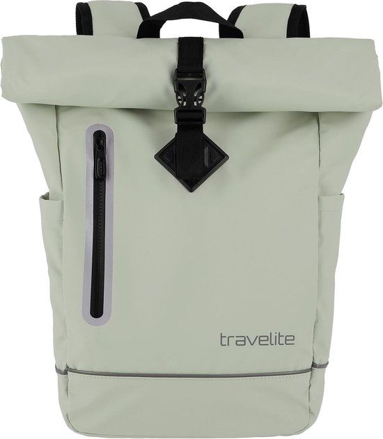 Travelite Basics Roll-Up Backpack Plane 19L Light Green