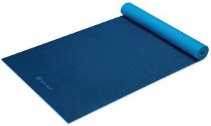 Gaiam 2 Kleuren Yoga Mat - 5mm - Licht Blauw / Navy