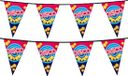Boland Vlaggenlijn slinger met Disco Fever print - 2x - 600 cm - polyester - Seventies/eighties feest thema