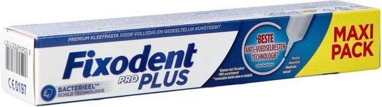 Fixodent Pro Plus Anti-Voedselresten Kleefpasta Tube 57g