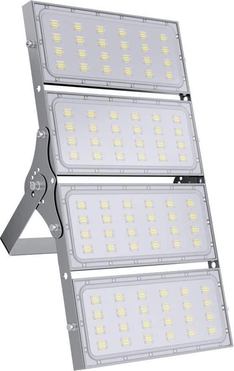 Soft Lite 400 Watt Led Schijnwerper voor Buiten Koudwit | Sportveldverlichting - Stadionverlichting - Superhelder - 40.000 lumen - IP65 waterdicht - Energieklasse AA+ - Terreinverlichting - Buitenverlichting - Verlichting - Bouwterrein - Straatverlichting