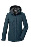 killtec Kow 303 Wmn Jckt dames 3-in-1 functioneel jack/outdoorjack met afritsbare capuchon en inritsbaar fleecejack
