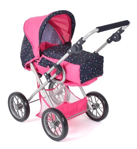 Bayer Chic 2000 - Poppenwagen Leni - Confetti Roze