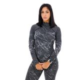 Odlo Performance Warm Blackcomb Baselayer Turtle Neck Half Zip Shirt Dames