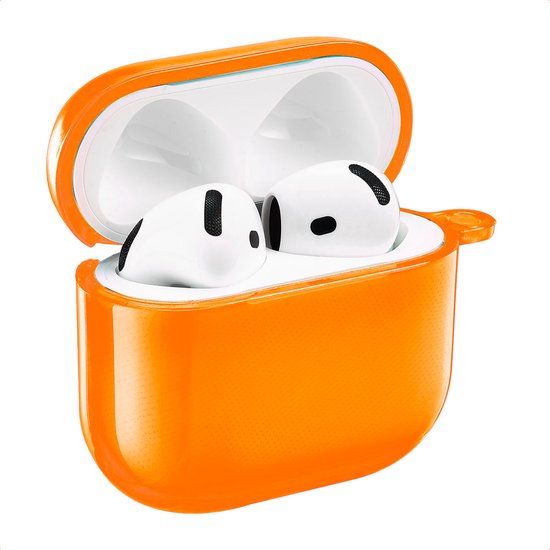 imoshion Neon Case - Hoesje geschikt voor AirPods 4 - Oranje