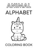 Animal Alphabet Tracing and Coloring Book for Kids!