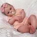 Merkloos Reborn Baby Pop Newborn meisje Inclusief magnetische fopspeen