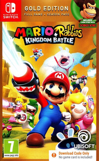 Ubisoft Mario + Rabbids Kingdom Battle Gold Edition (Code in a Box)