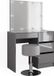 Vicco Sherry Kaptafel set met kruk – 90 cm met LED-verlichting en kruk Grijs