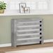 vidaXL Radiatorombouw 104x20x82 cm bewerkt hout betongrijs