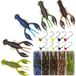 XFISHMAN Ned Rig Baits Kit 35 Stuks Langoesten Bas Soft Plastic Fishing Kunstaas met Finesse Paddo Jig Hoofd 6,3 cm