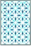 Sizzix Layered Stencils A6 Geo Crystals 4pcs