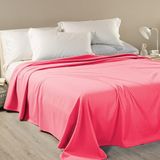 Caleffi Sprei voor Frans bed, niet gewatteerd, Dobby, 50% katoen, 50% polyester, 220 x 260 cm, blauw, 1010285
