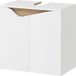 Meuble sous lavabo salle de bain 2 portes avec fermeture amortie 60x35x57,9 cm blanc bois naturel