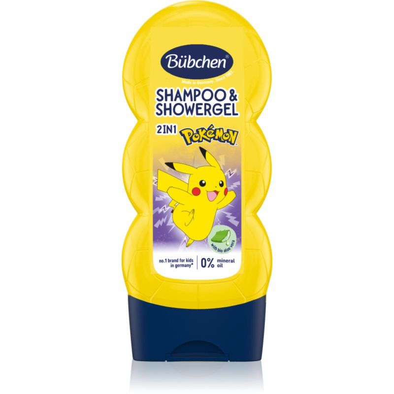 Bübchen Kids Shampoo & Shower Gel 2in1 Pikachu 230ml
