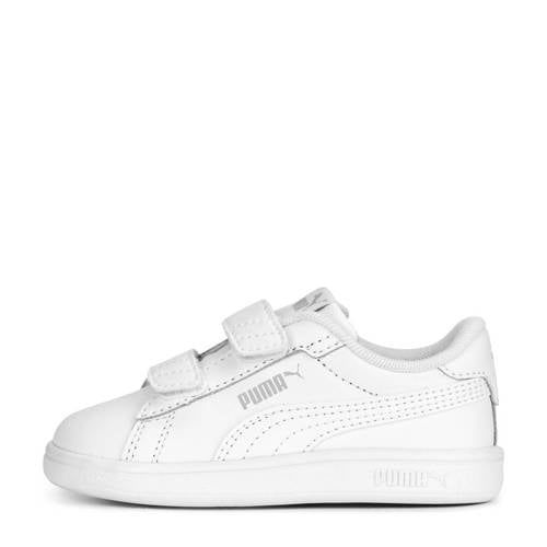 Puma Smash 3.0 L V Sneakers - Wit/Lichtgrijs - Heren