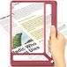 Loupe 6x grossissement, rouge, pour format page entière