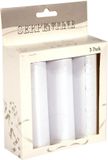 Merkloos / Sans marque Folat Bv Huwelijk bruiloft serpetine - 3x - wit - 400 cm