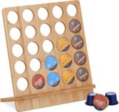 Merkloos Relaxdays capsulehouder - geschikt voor Cafissimo - voor 25 cups - bamboe
