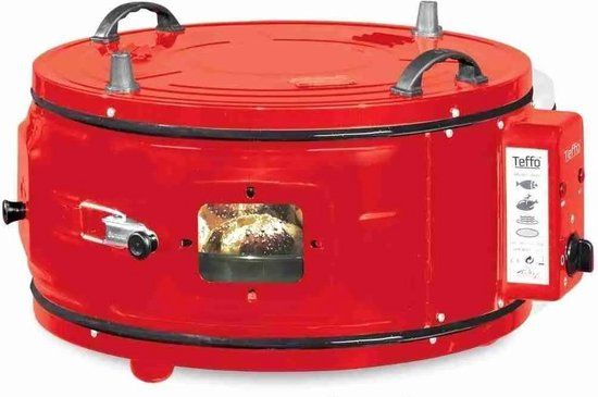XXL Teffo Ronde Elektrische Oven - 42 Liter - Zwart