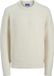 JACK&JONES JORMEADOWS BOUCLE CREW NECK Pullover Heren XL Wit