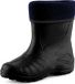 Ladeheid Kinder Regenlaarzen - Rubber - met Binnenschoen - EVA - Wasbare Binnenschoen - LA-KL-EVA-Kids - Zwart - 22