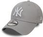 New Era 39THIRTY LEAGUE BASIC New York Yankees Cap - Grey - L/XL