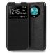 Cool Flip Cover voor Honor Magic 6 Lite 5G, glad, zwart