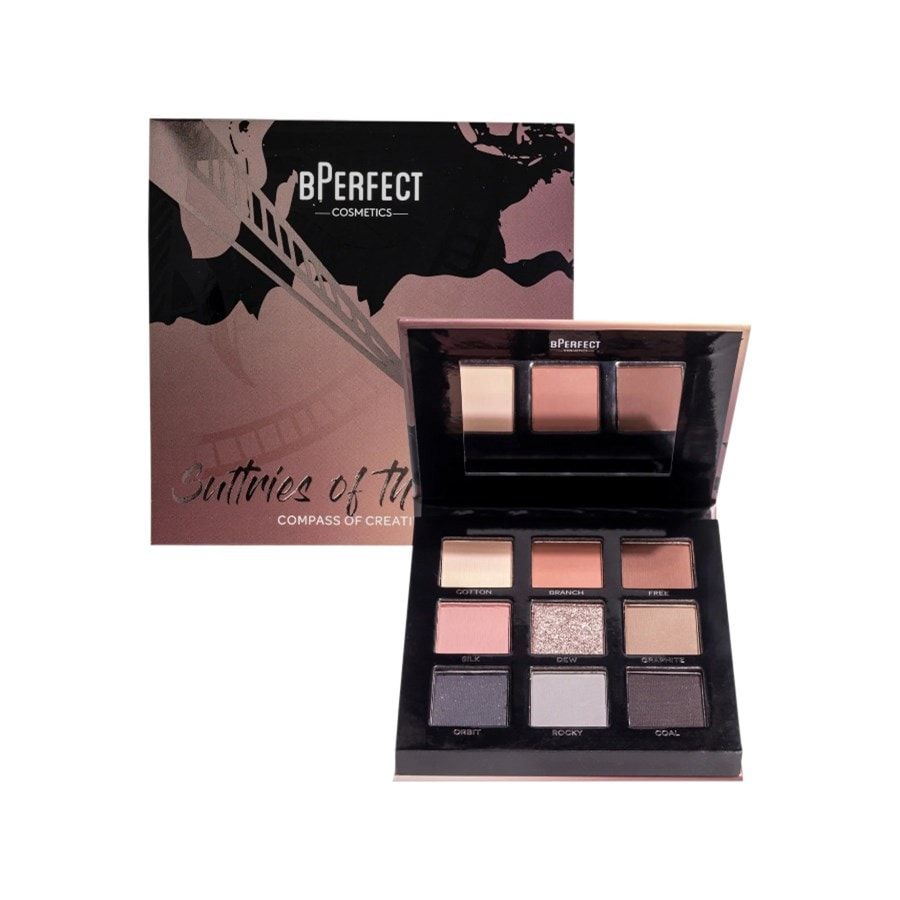 bPerfect Compass of Creativity Vol 2 - Sultries of the South Eye Shadow Palette - 5060938582219