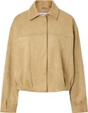 PIECES - PCBABETTY BOMBER JACKET - Meisjes - Beige - Maat M