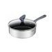 Tefal Daily Cook G7303255 Schmorpfanne Rund Edelstahl mit Deckel 24 cm
