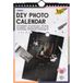 folia 23185 - DIY fotokalender, zwart, 17 x 24 cm | Eeuwigdurende knutselkalender van 190 g/m² papier, 13 pagina's met spiraalbinding
