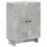 vidaXL - Badkamer - Opbergkast - EDE - Betongrijs - 59,5 x 31 x 80 cm