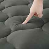 Matrastop Matrastop 120x200 cm, souple, avec poches, lavable, gris foncé