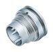 BINDER 09-0311-80-04 M16 Connecteur de câble, Mâle, Nickel, Zinc, Argent, Soudure, IP40, 250V, 6A, DIN EN 61076-2-106
