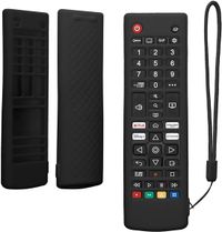 kwmobile Siliconen hoes voor LG Smart TV AKB afstandsbediening - Zwart
