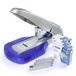 Rapesco 1278 nietmachine AV-69 krachtige mappen en 5.000 stuks 923/15 mm nietjes zilver/paars
