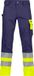 DASSY Hogezichtbaarheidsbroek Marineblauw/Fluogeel - Maat 60