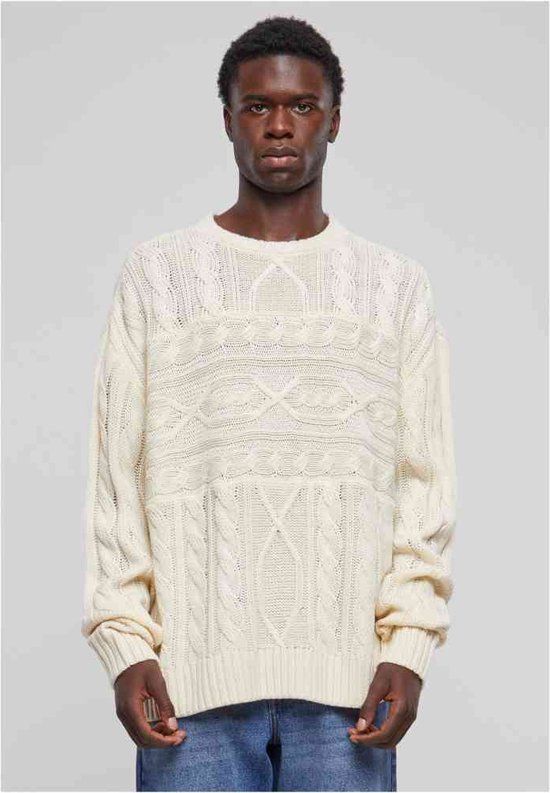 Urban Classics Men's Set In Boxy Sweater - Beige - Size S
