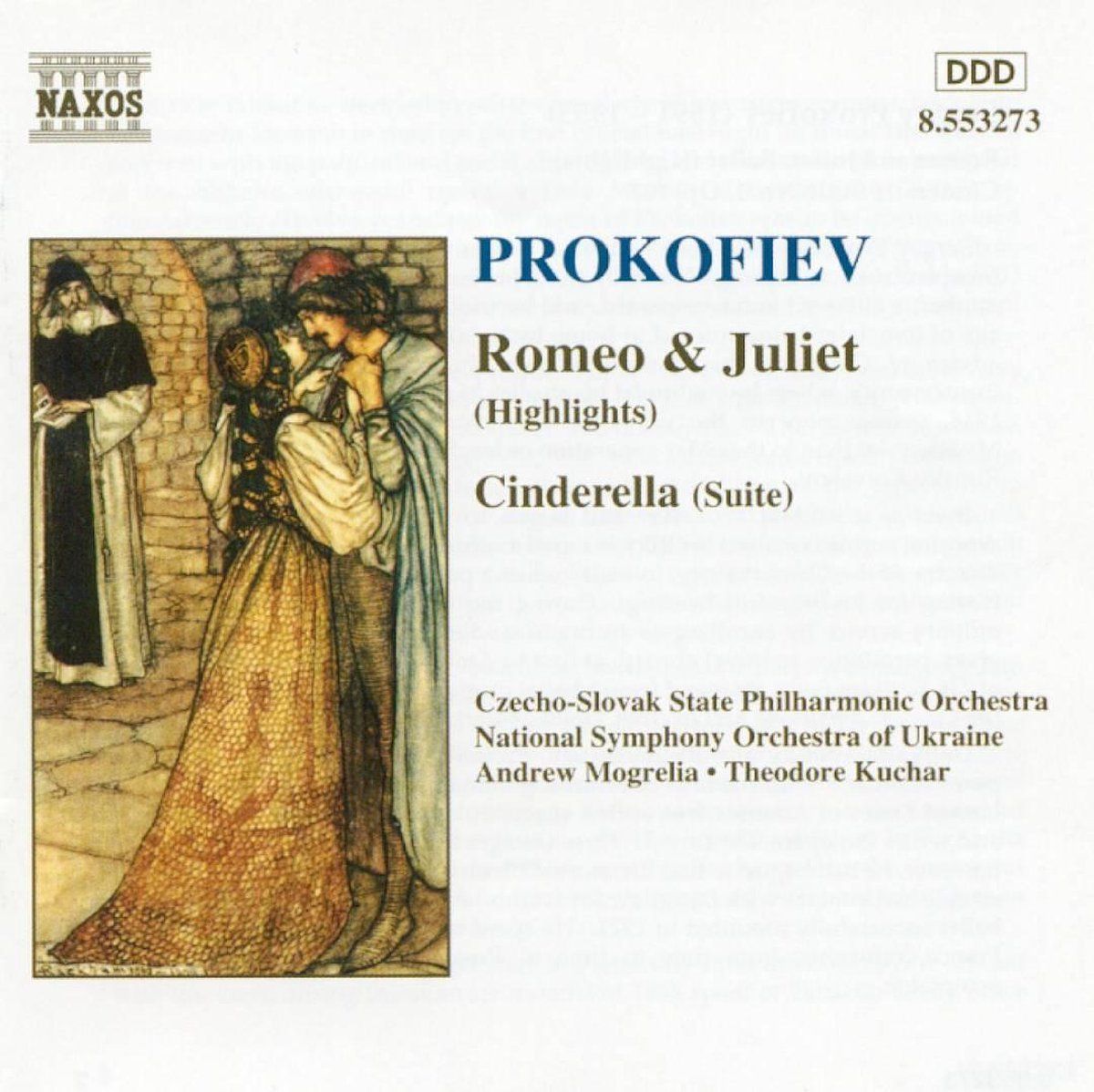 OUTHERE Prokofiev Sergej Sergejevic: Romeo E Giulietta Opus 64a Selezione - Cenerentola Selezione CD