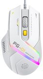 Merkloos Gaming muis bekabeld - Ergonomisch - 12800 DPI - RGB - 6 macroknoppen - Zwart