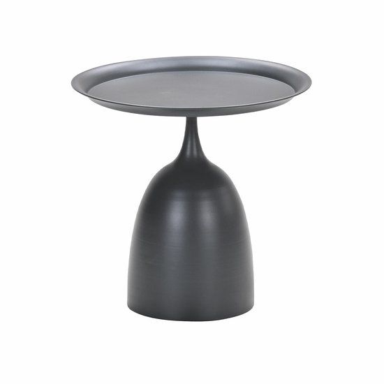 Garden Impressions Mioala bijzettafel - diameter 50xH48 cm - carbon black