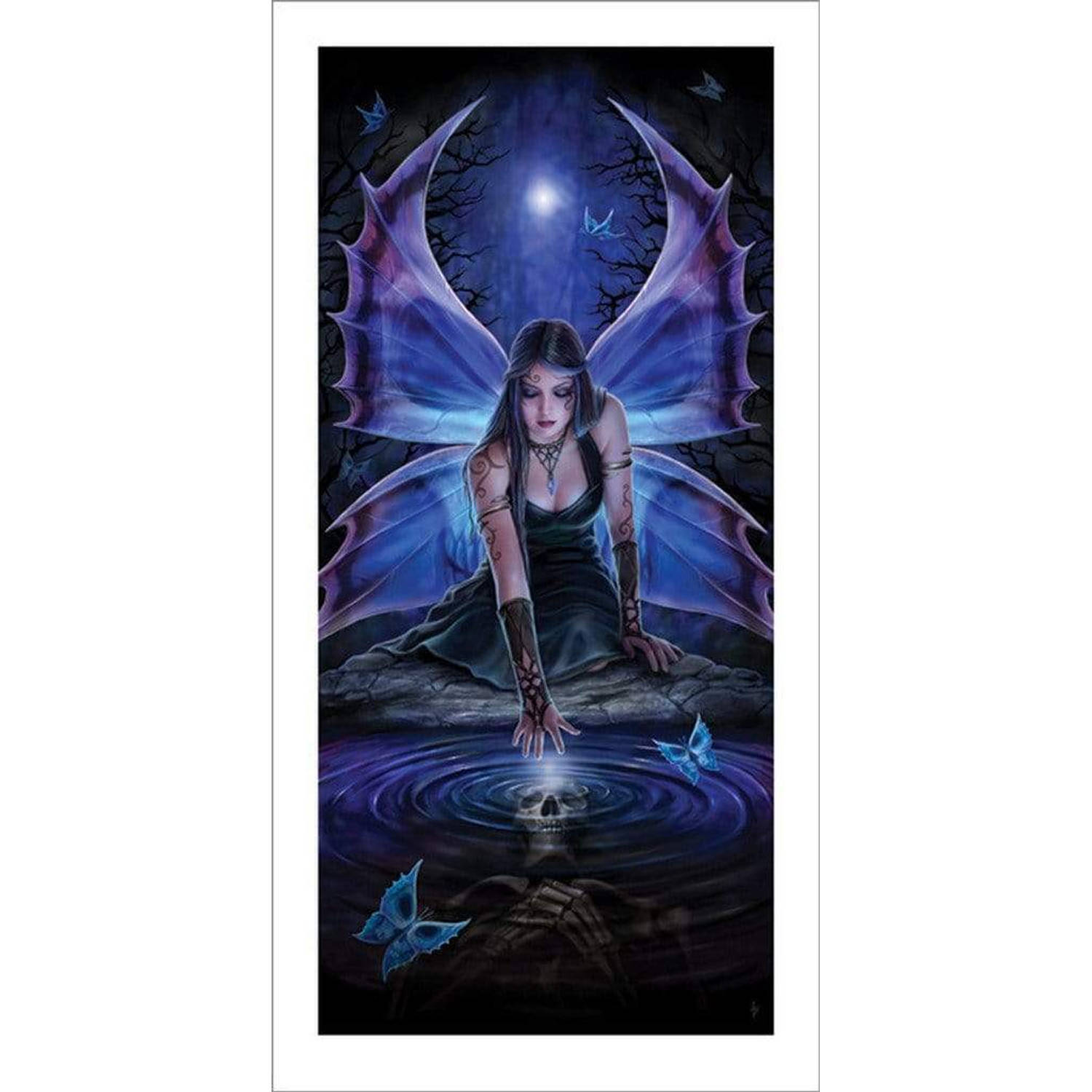 Pyramid anne stokes immortal flight kunstdruk 50x100cm